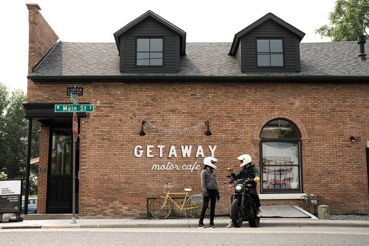 Airbnb above Getaway Motor Cafe.