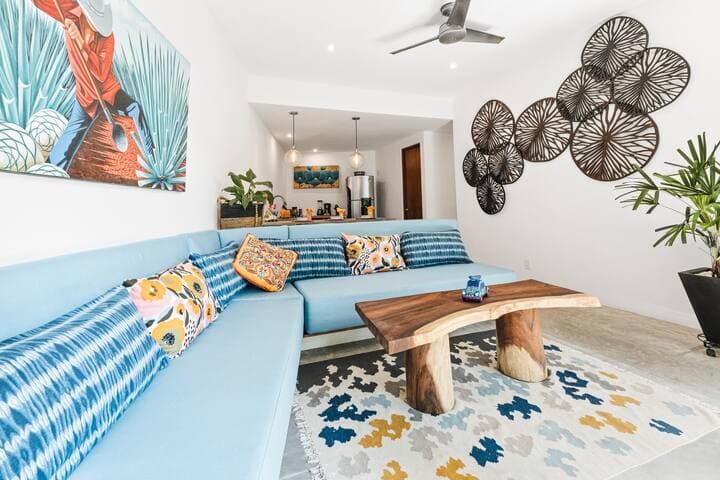 Stylish condo on the pool, near beach at Casa Yaka