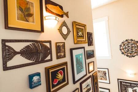 Art abounds. Original, eclectic, and fun.