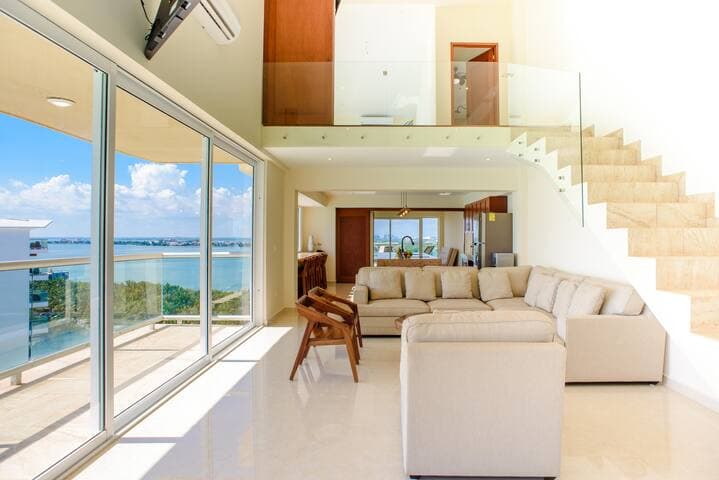 Plenty of room to spread out either upstairs or downstairs!