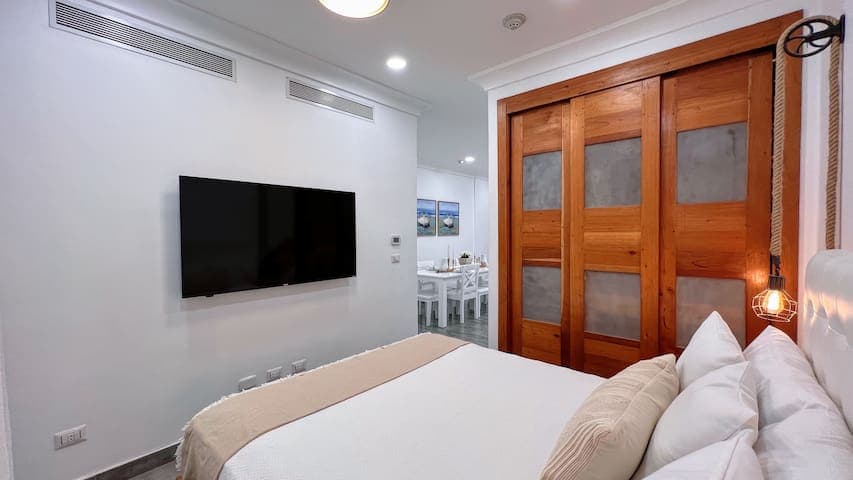 Kick back and relax while you enjoy your favorite entertainment on your 50" 4K UltraHD ROKU Smart TV.