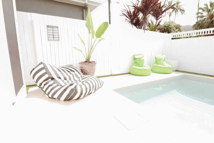 You'll enjoy your own private plunge pool.