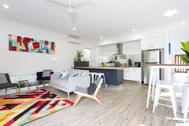 Bright and airy living room