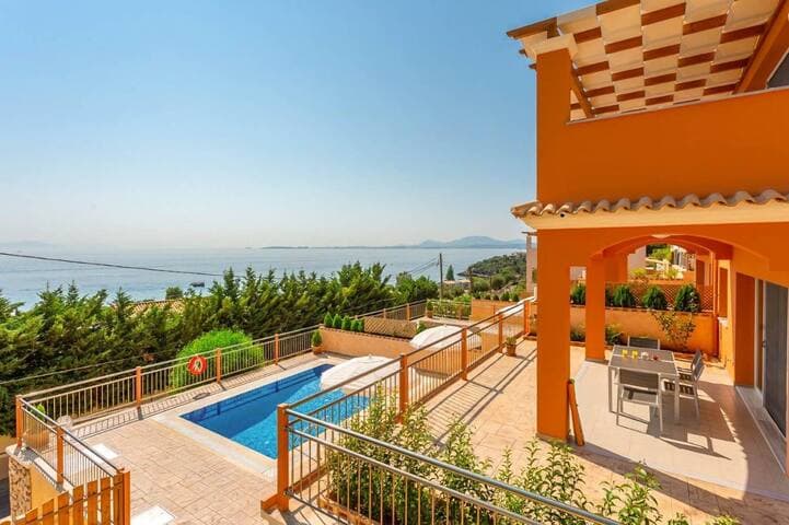 Corfu Sea View Villa Eros