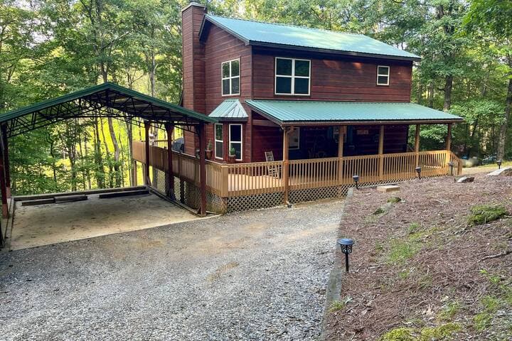 Property Exterior | 3-Story Home | Carport (2 Vehicles)