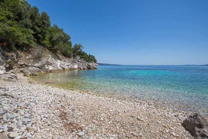 Crystal clear aquamarine waters await for your enjoyment.