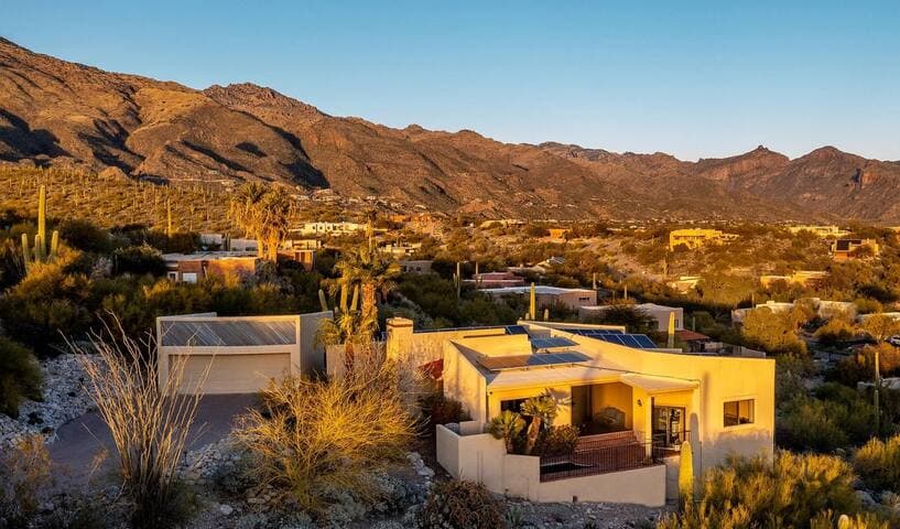 Casa Saguaro at dusk