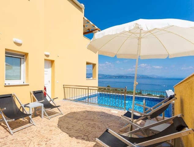 Corfu Sea View Villa Aurora