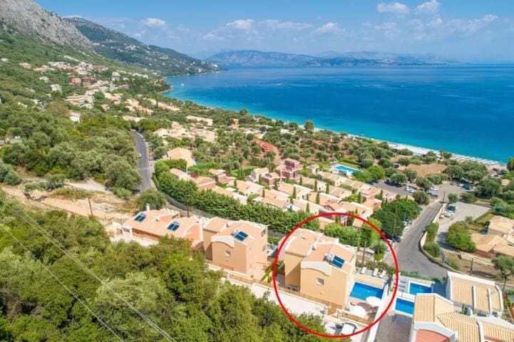 Corfu Sea View Villa Aurora