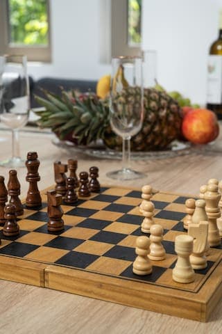 A chess board, cause during vacations you need to have fun!