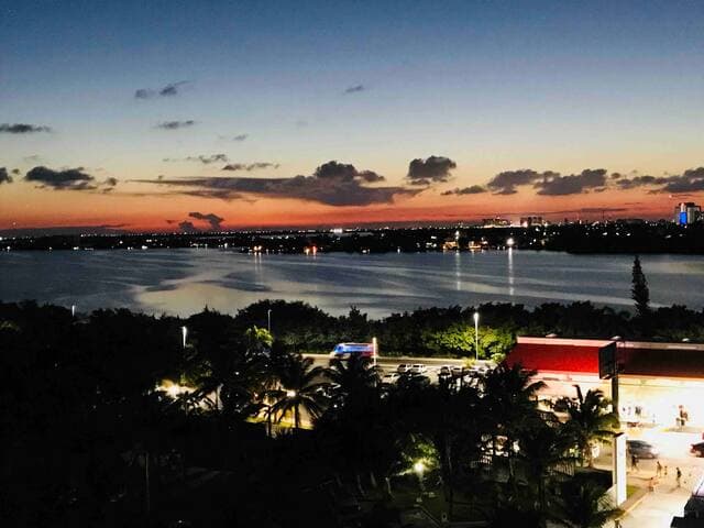 Beautiful sunset from the 2nd bedroom balcony